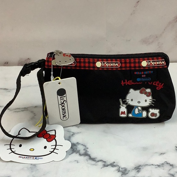 Lesportsac Handbags - NWT Lesportsac Small Wristlet Hello Kitty